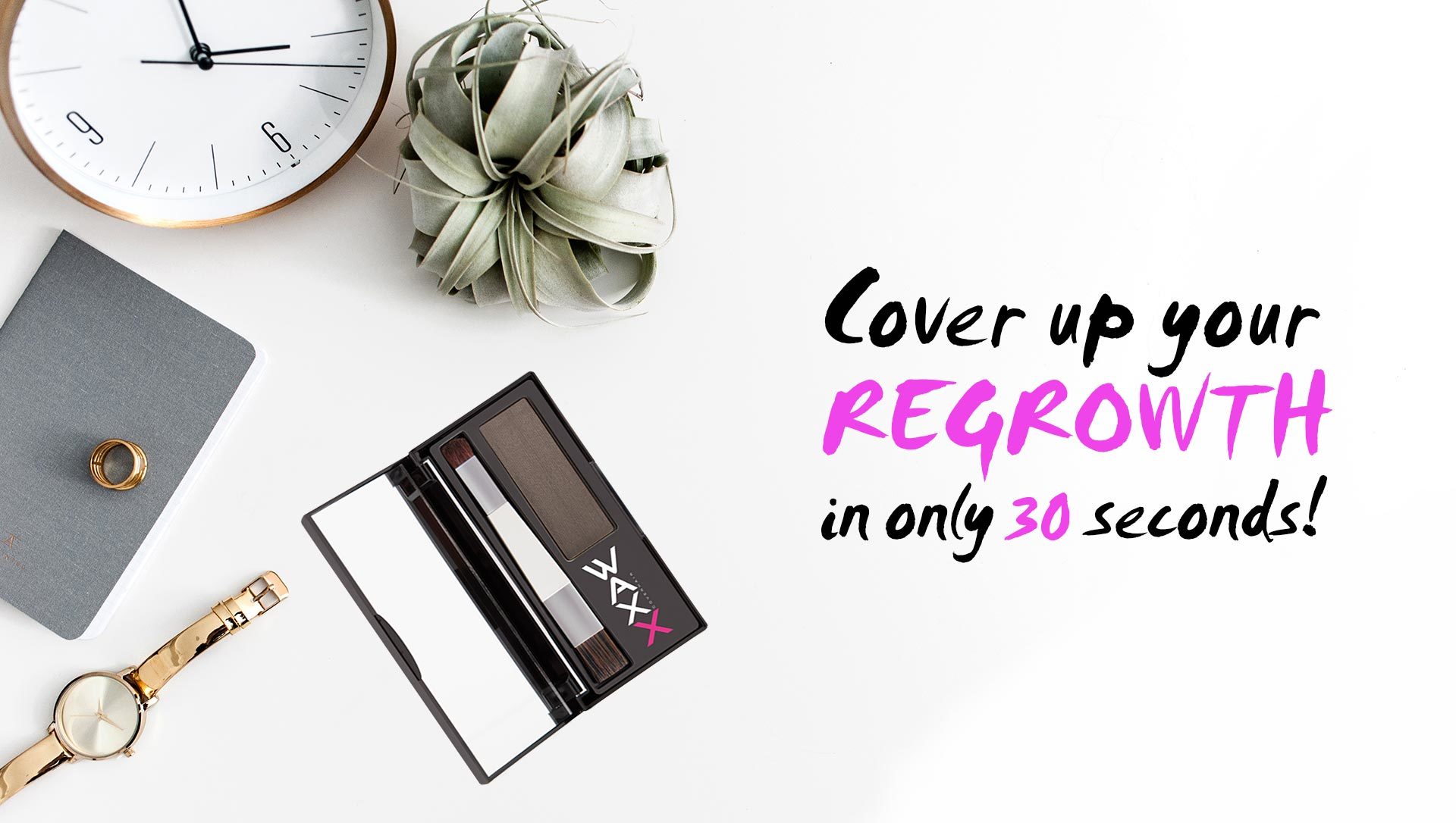 Cover up your REGROWTH in only  30 SECONDS !!!
